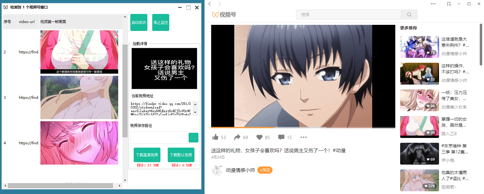微信视频号嗅探下载器v1.2-阿勒源码网